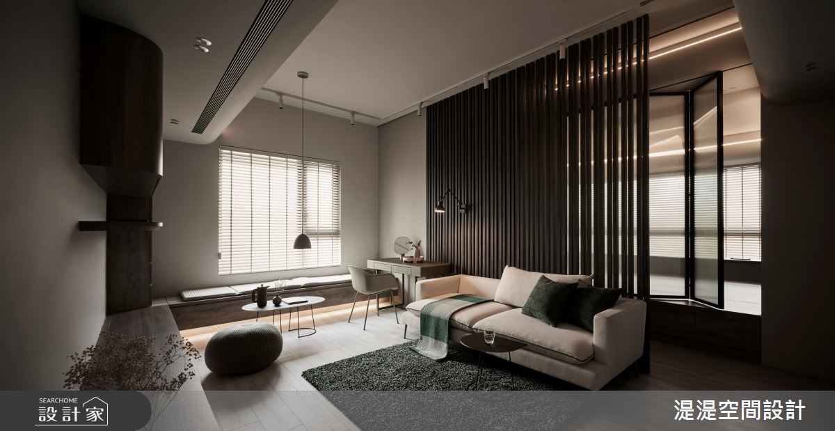 20坪新成屋(5年以下)＿混搭風客廳臥榻案例圖片＿湜湜空間設計＿湜湜_27之3