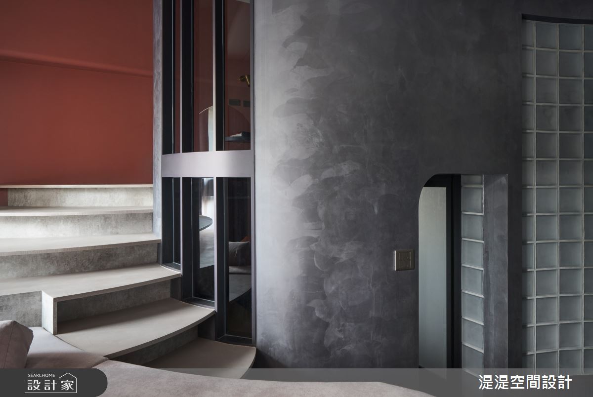 17坪新成屋(5年以下)＿混搭風樓梯案例圖片＿湜湜空間設計＿湜湜_28之10