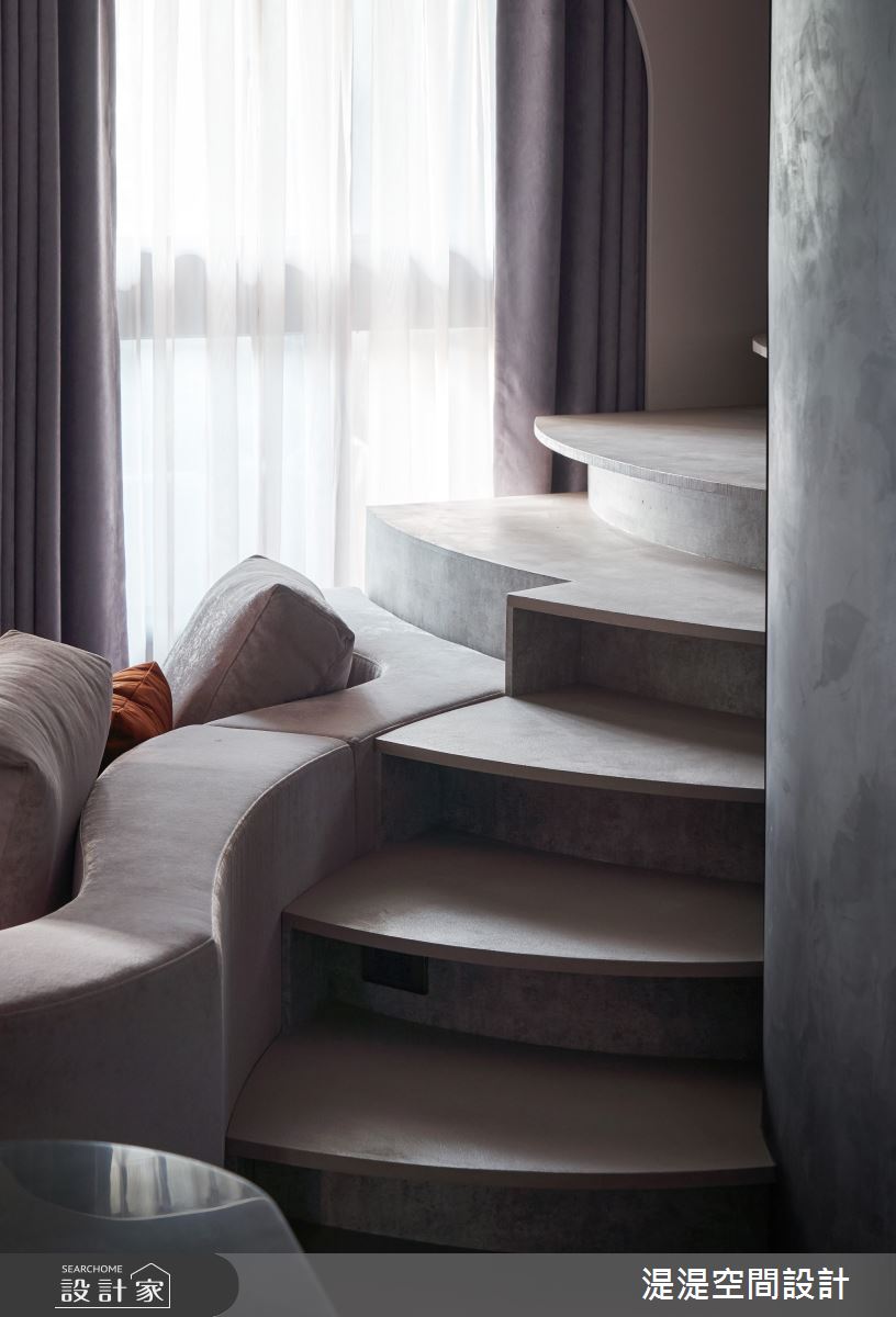 17坪新成屋(5年以下)＿混搭風樓梯案例圖片＿湜湜空間設計＿湜湜_28之12