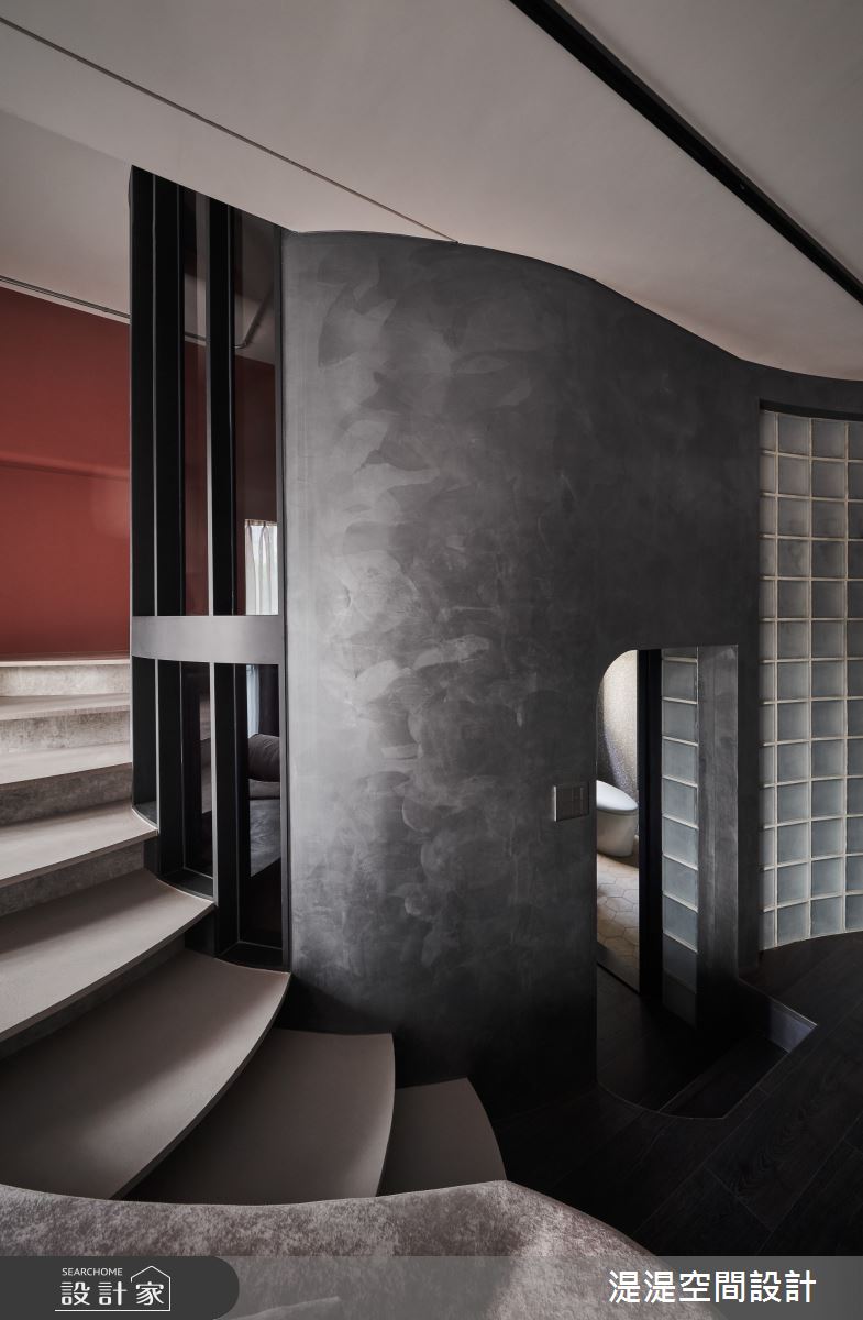 17坪新成屋(5年以下)＿混搭風樓梯案例圖片＿湜湜空間設計＿湜湜_28之19