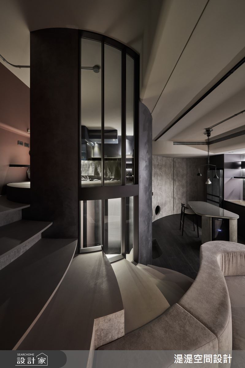 17坪新成屋(5年以下)＿混搭風樓梯案例圖片＿湜湜空間設計＿湜湜_28之26