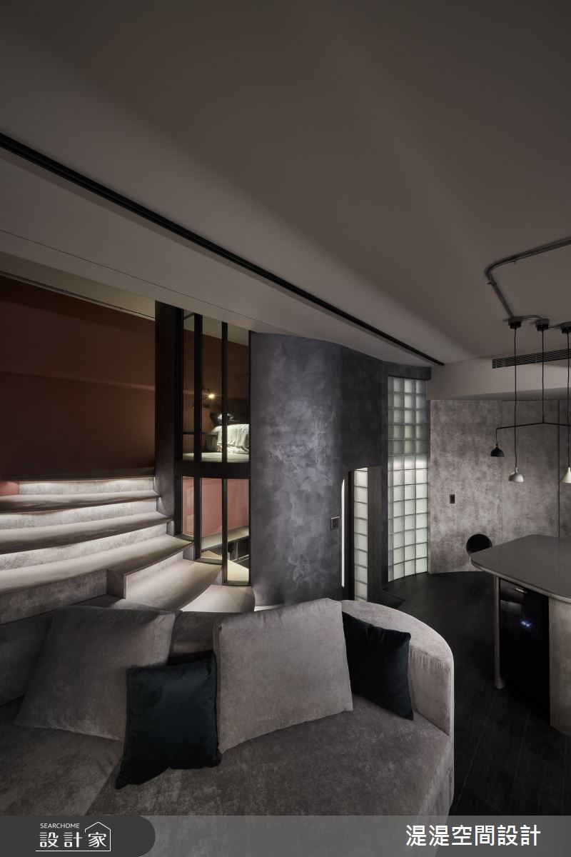 17坪新成屋(5年以下)＿混搭風樓梯案例圖片＿湜湜空間設計＿湜湜_28之27