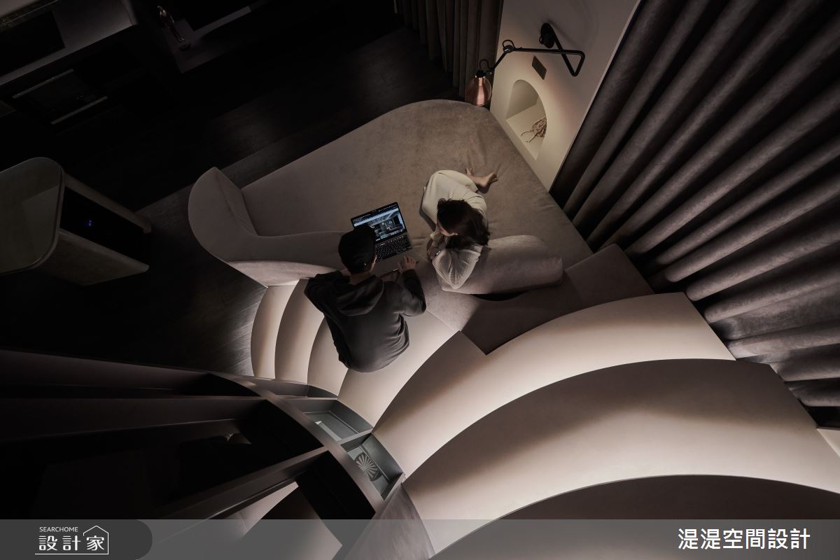 17坪新成屋(5年以下)＿混搭風樓梯案例圖片＿湜湜空間設計＿湜湜_28之29