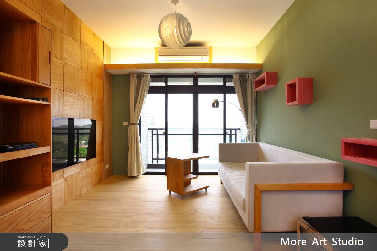 28坪新成屋(5年以下)＿療癒風客廳案例圖片＿木耳生活藝術＿木耳_03之2