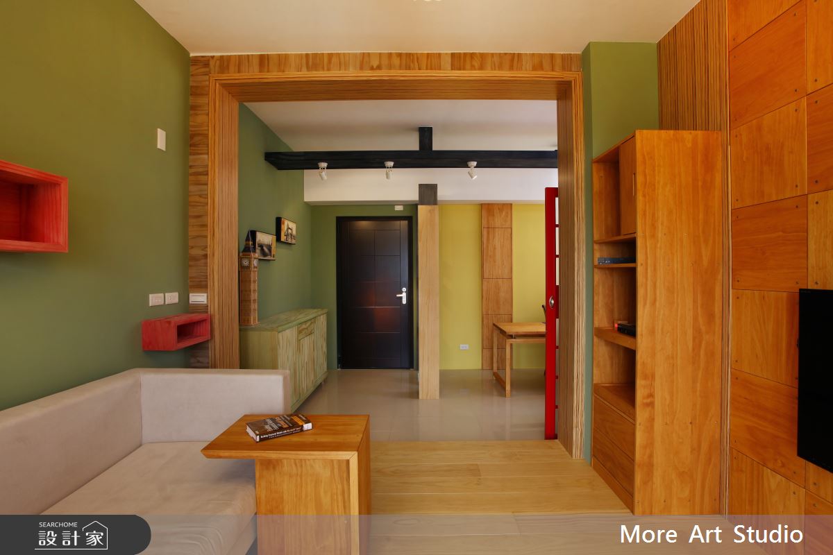 28坪新成屋(5年以下)＿療癒風客廳案例圖片＿木耳生活藝術＿木耳_03之5