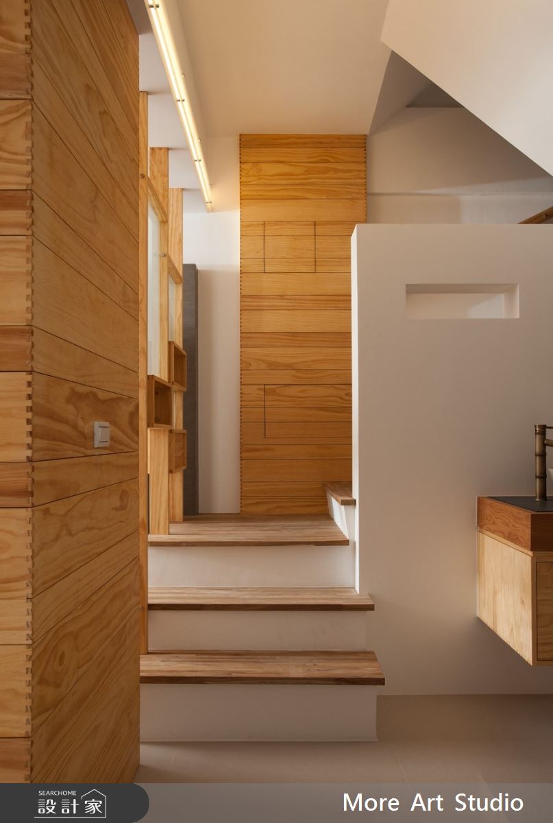 新成屋(5年以下)＿人文禪風樓梯案例圖片＿木耳生活藝術＿木耳_08之14