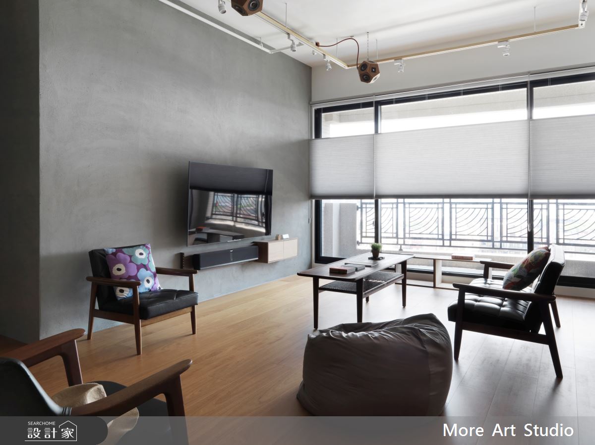 35坪新成屋(5年以下)＿北歐風客廳案例圖片＿木耳生活藝術＿木耳_12之3