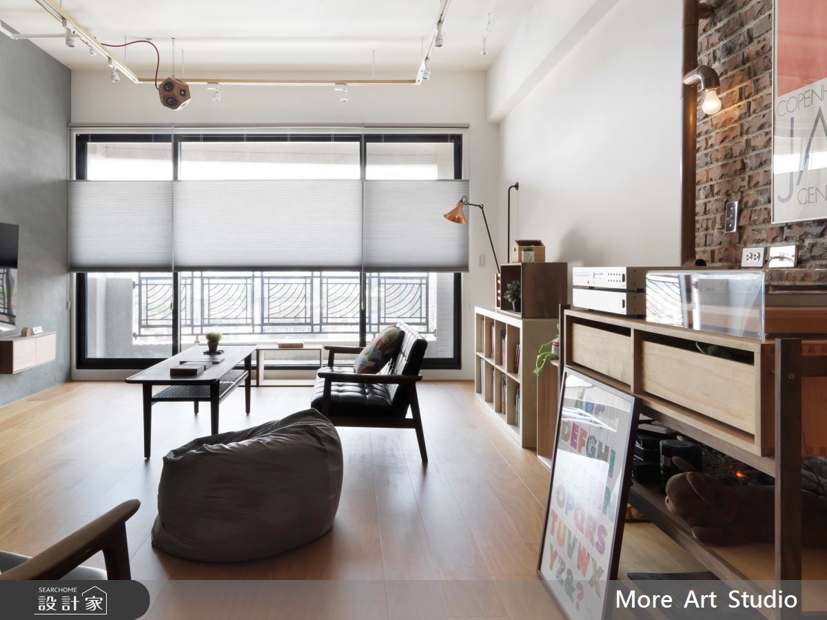 35坪新成屋(5年以下)＿北歐風客廳案例圖片＿木耳生活藝術＿木耳_12之4