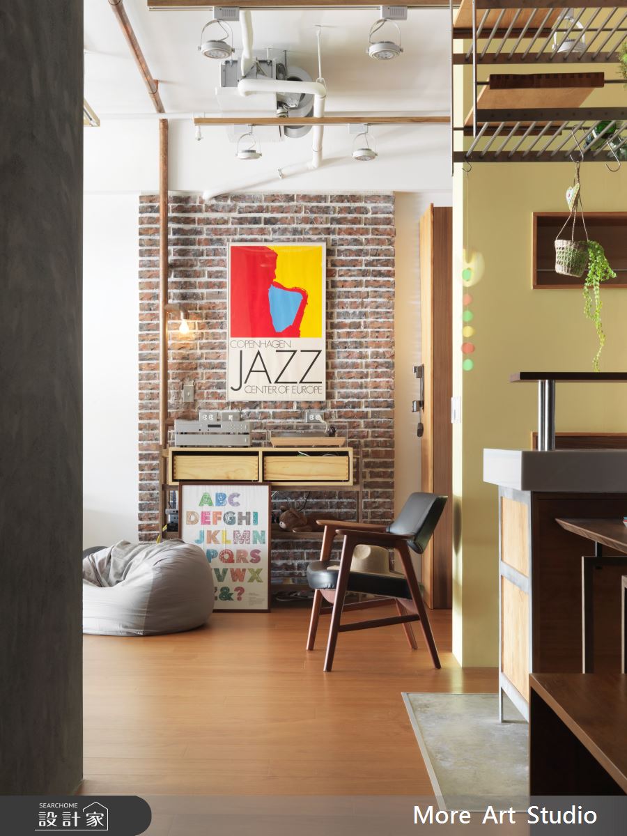 35坪新成屋(5年以下)＿北歐風客廳案例圖片＿木耳生活藝術＿木耳_12之6