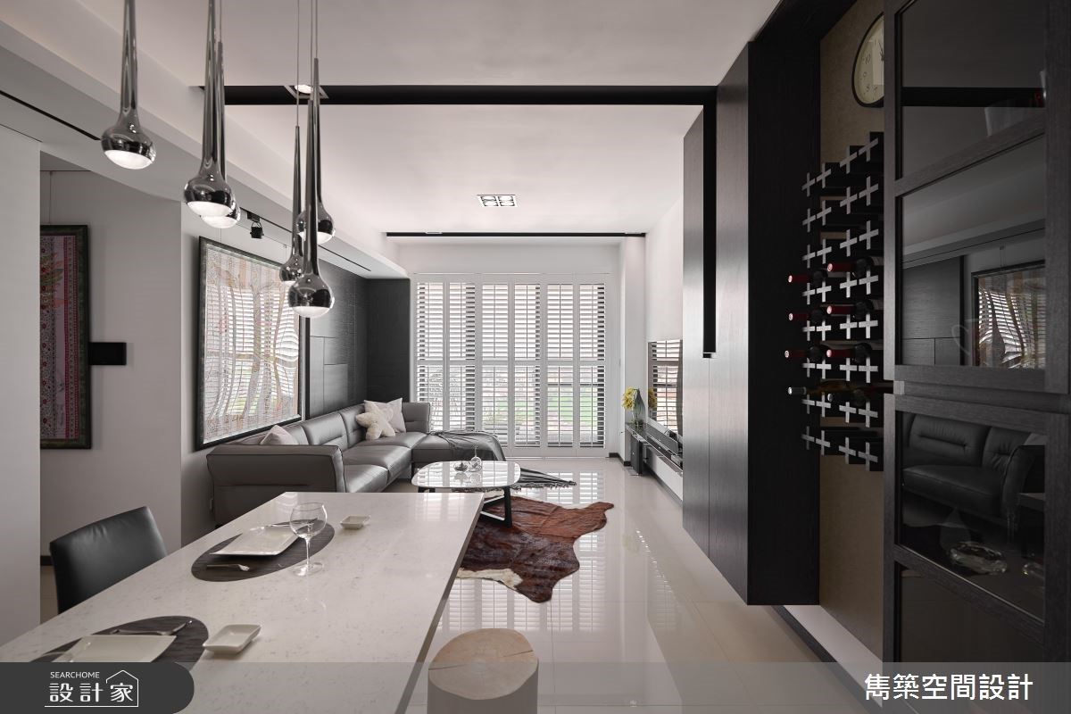 22坪預售屋＿現代風客廳餐廳案例圖片＿雋築空間設計＿雋築_05之1