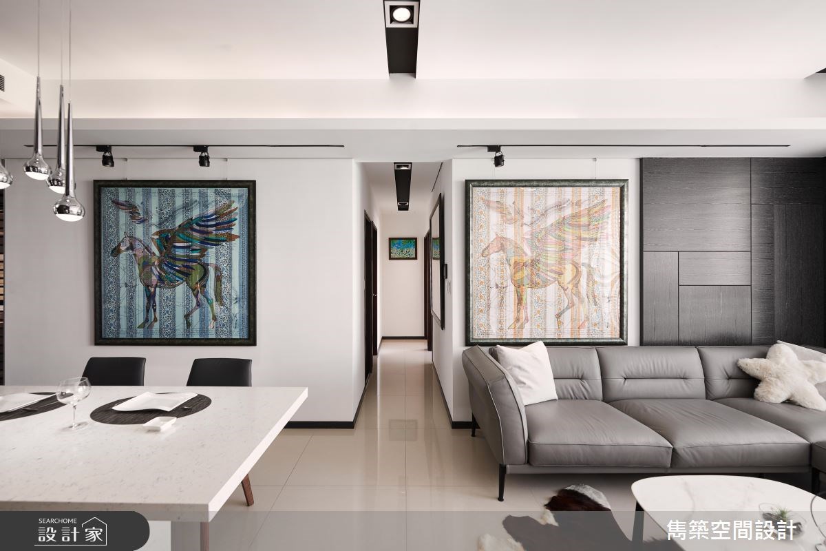 22坪預售屋＿現代風客廳餐廳案例圖片＿雋築空間設計＿雋築_05之6