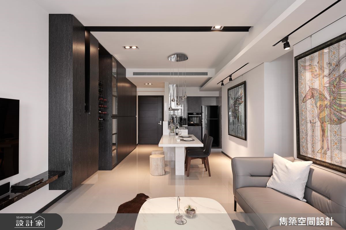 22坪預售屋＿現代風玄關客廳餐廳廚房案例圖片＿雋築空間設計＿雋築_05之7