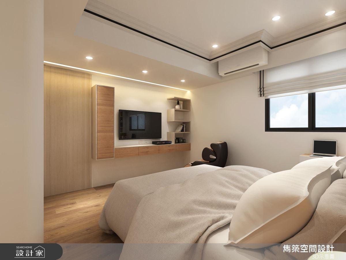 30坪老屋(16~30年)＿美式風臥室案例圖片＿雋築空間設計＿雋築_06之6