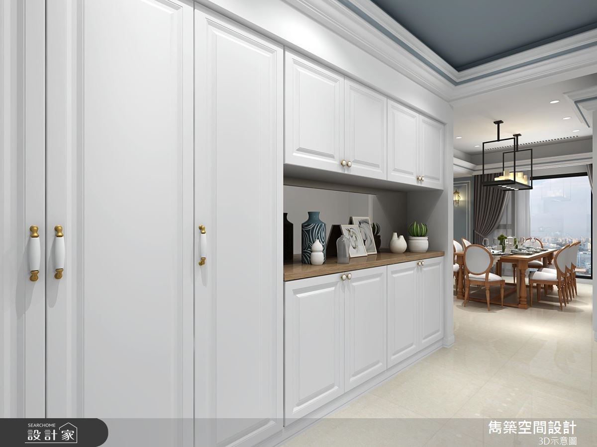 72坪預售屋＿新古典玄關餐廳案例圖片＿雋築空間設計＿雋築_07之1