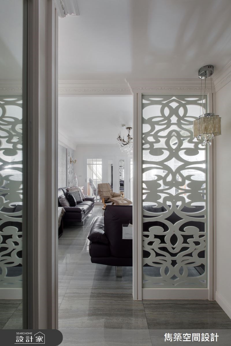 34坪中古屋(5~15年)＿奢華風玄關案例圖片＿雋築空間設計＿雋築_14之1