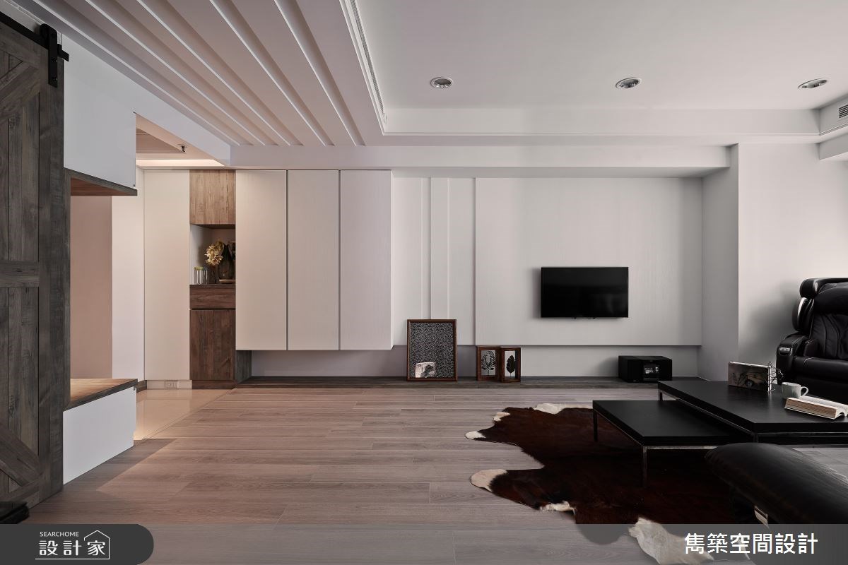 25坪中古屋(5~15年)＿北歐風客廳案例圖片＿雋築空間設計＿雋築_15之2