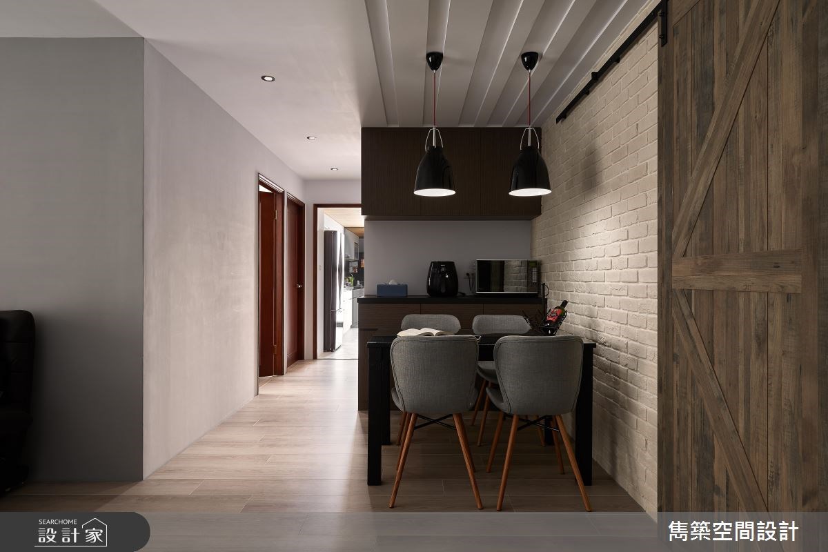 25坪中古屋(5~15年)＿北歐風餐廳走廊案例圖片＿雋築空間設計＿雋築_15之6