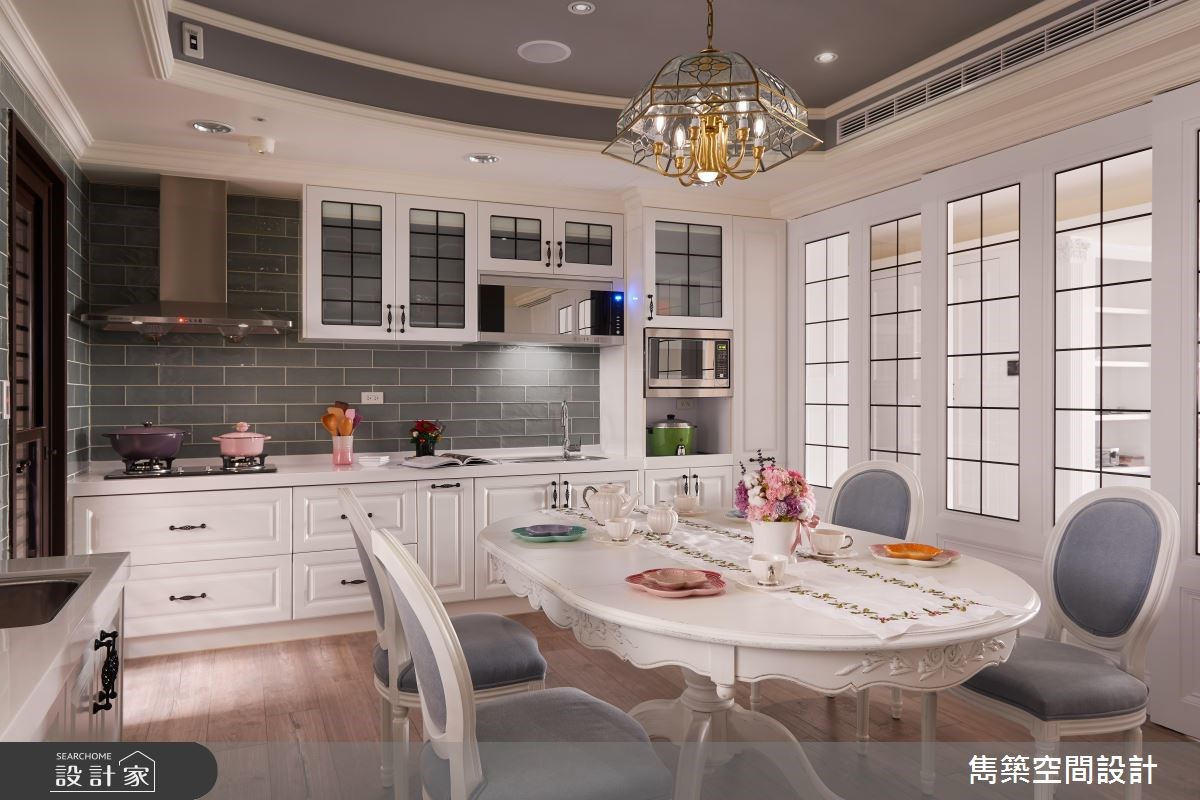 36坪新成屋(5年以下)＿鄉村風餐廳廚房案例圖片＿雋築空間設計＿雋築_16之10