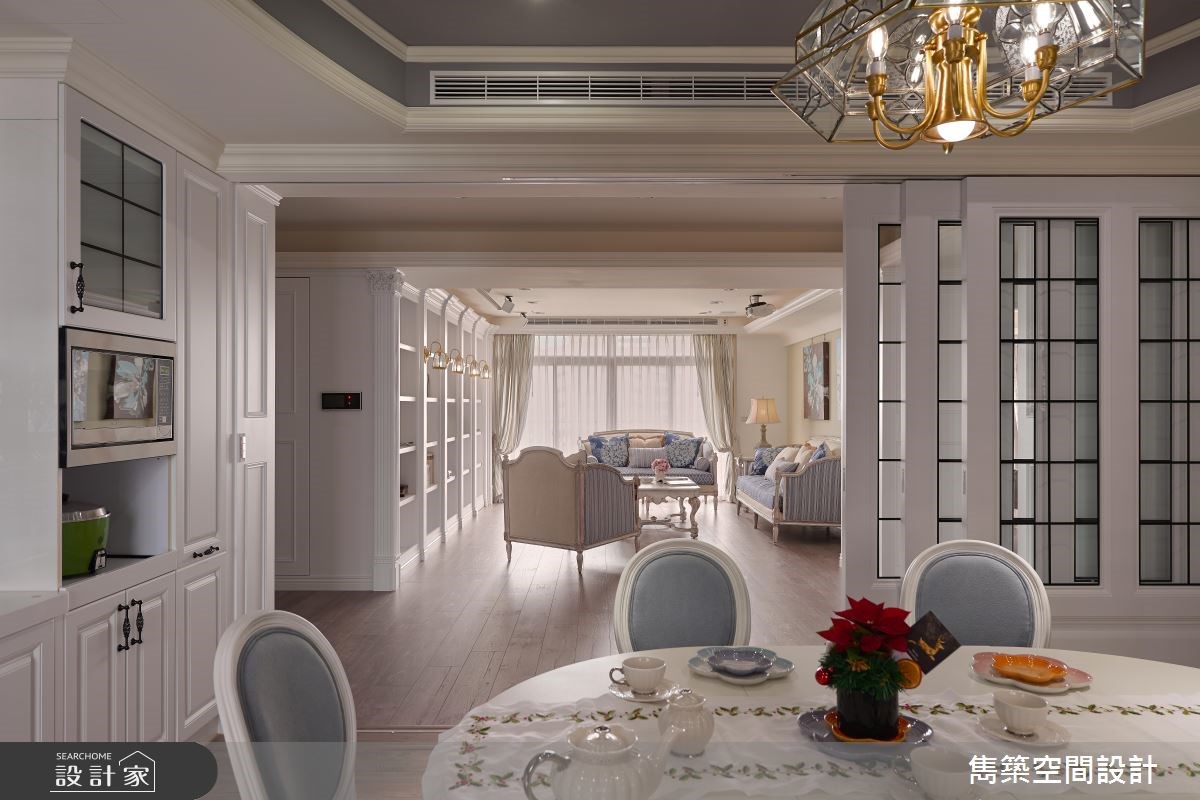 36坪新成屋(5年以下)＿鄉村風客廳餐廳案例圖片＿雋築空間設計＿雋築_16之11