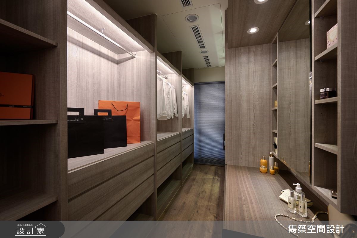 95坪中古屋(5~15年)＿北歐風更衣間案例圖片＿雋築空間設計＿雋築_17之15