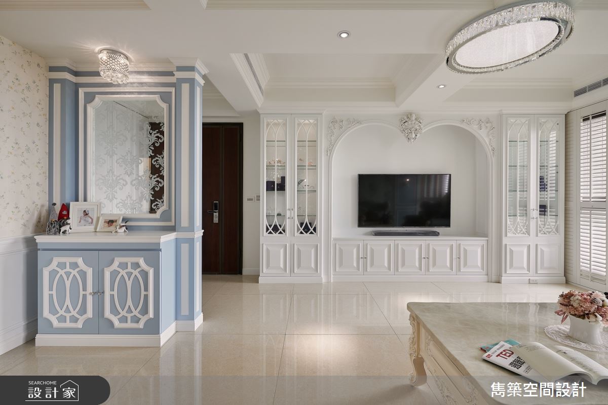 38坪新成屋(5年以下)＿鄉村風客廳案例圖片＿雋築空間設計＿雋築_19之1