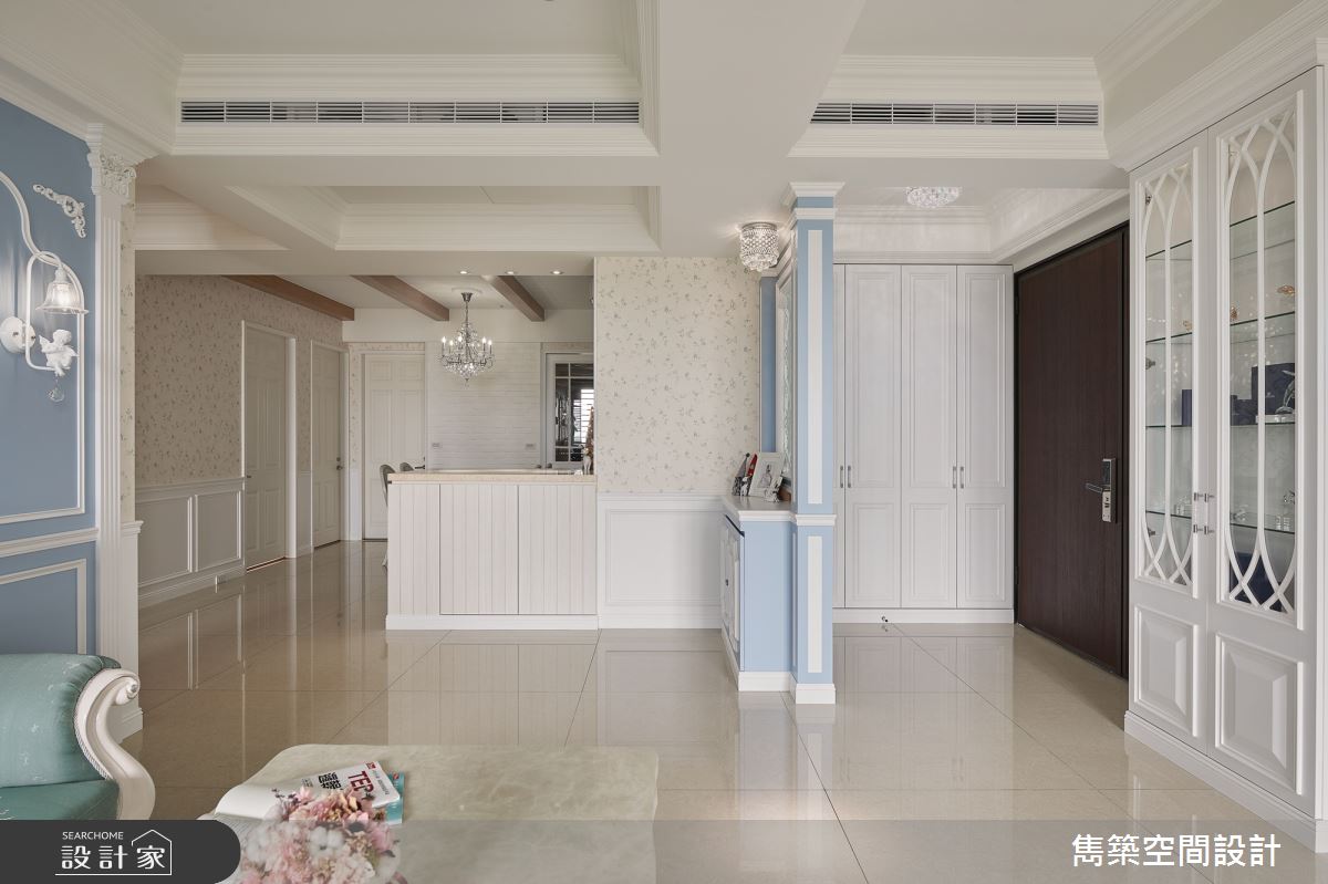 38坪新成屋(5年以下)＿鄉村風玄關案例圖片＿雋築空間設計＿雋築_19之2