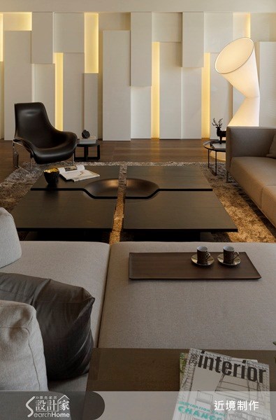 63坪預售屋＿奢華風客廳案例圖片＿近境制作＿近境制作_21之5