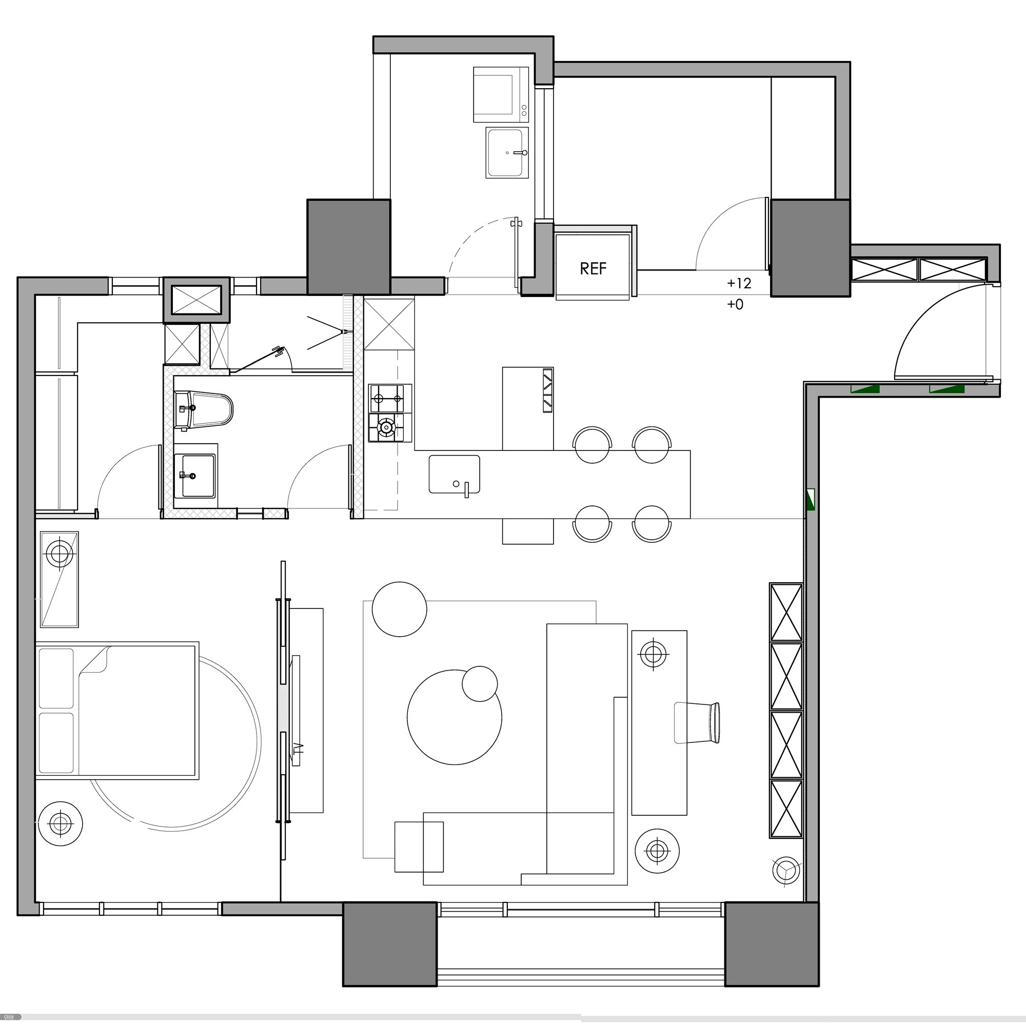24坪新成屋(5年以下)＿現代風案例圖片＿近境制作＿近境制作_23之17