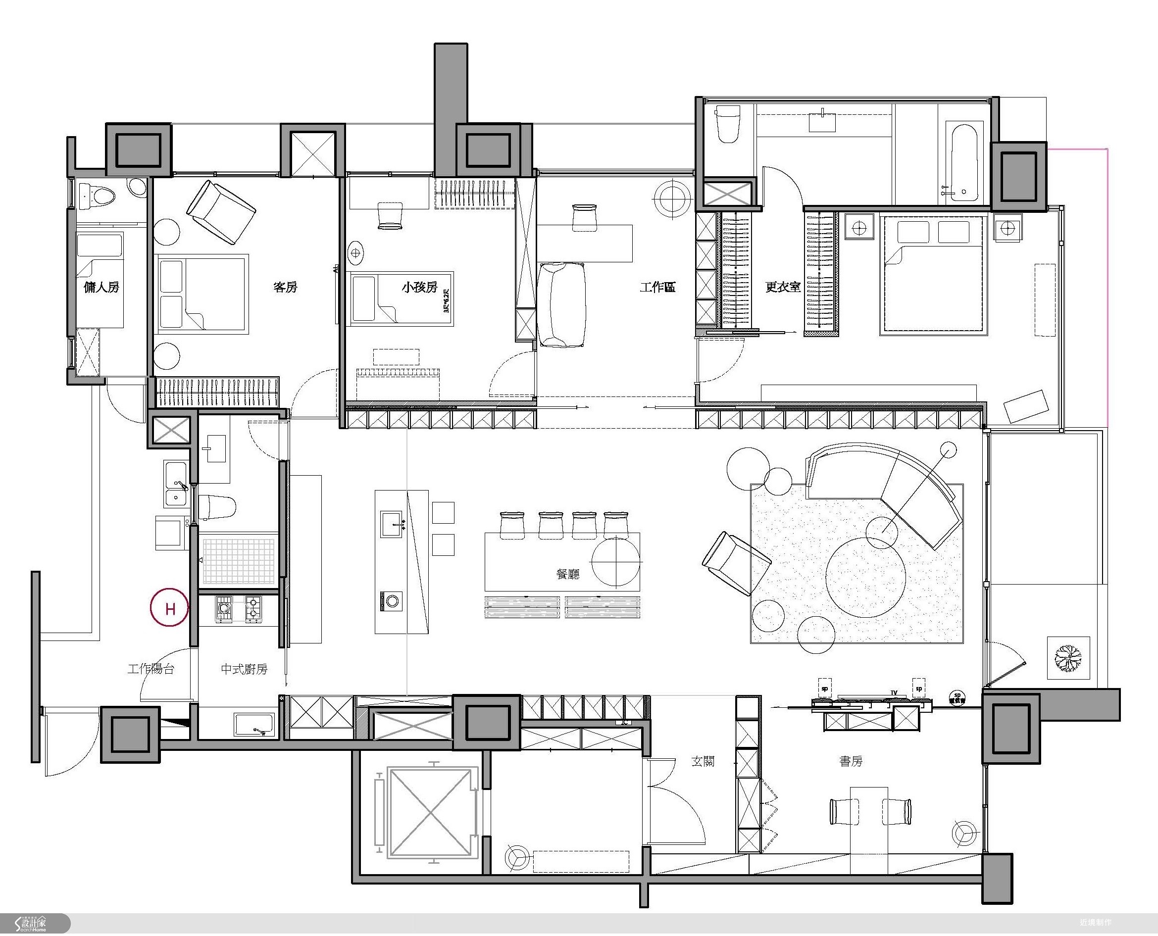 67坪新成屋(5年以下)＿現代風案例圖片＿近境制作＿近境制作_24之23