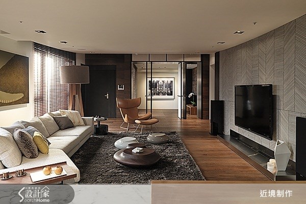 92坪新成屋(5年以下)＿現代風客廳案例圖片＿近境制作＿近境制作_30之2