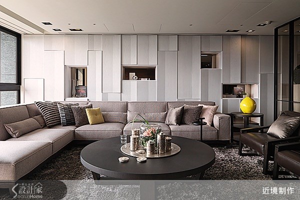 90坪新成屋(5年以下)＿現代風客廳案例圖片＿近境制作＿近境制作_34之2