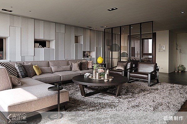 90坪新成屋(5年以下)＿現代風客廳案例圖片＿近境制作＿近境制作_34之4
