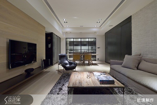 37坪新成屋(5年以下)＿工業風客廳案例圖片＿近境制作＿近境制作_36之4