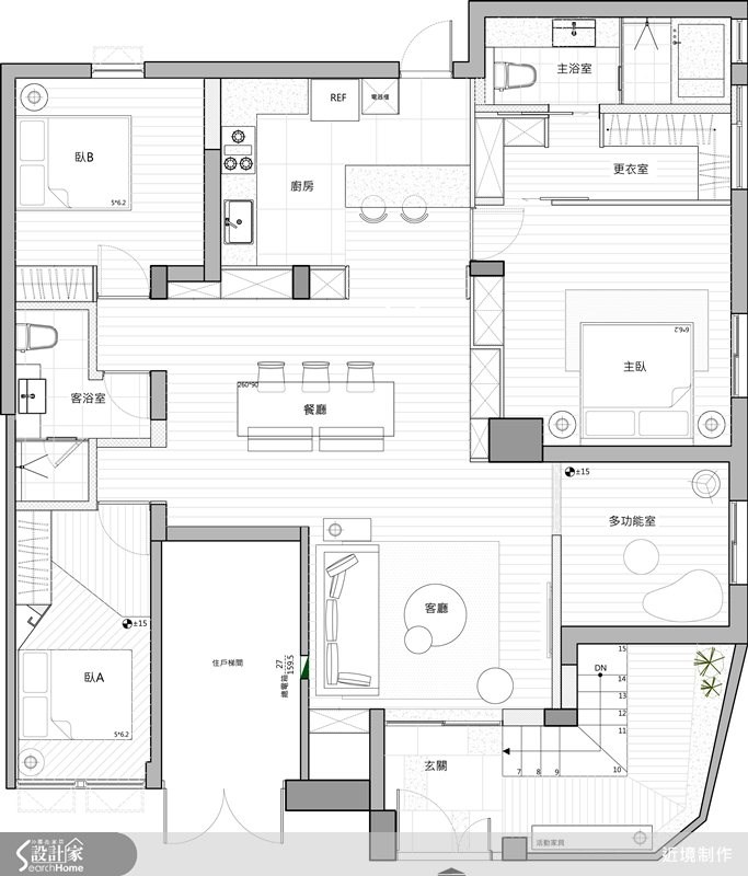 36坪＿現代風案例圖片＿近境制作＿近境制作_43之24