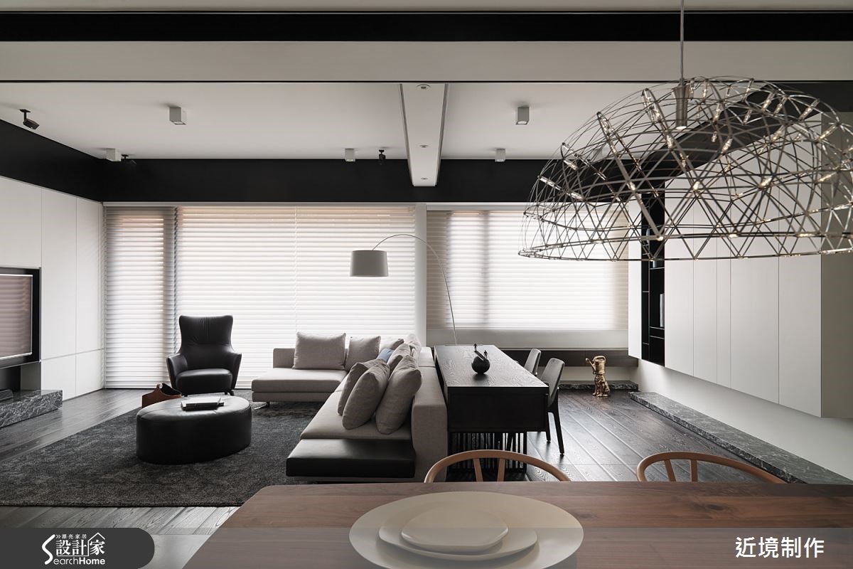 45坪中古屋(5~15年)＿現代風客廳案例圖片＿近境制作＿近境制作_47之1
