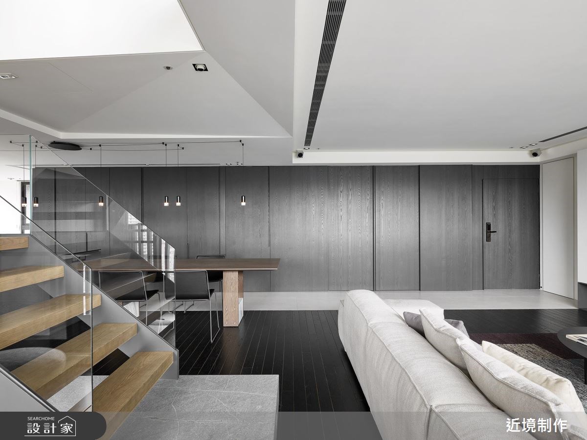 60坪＿現代風客廳樓梯案例圖片＿近境制作＿近境制作_74之3