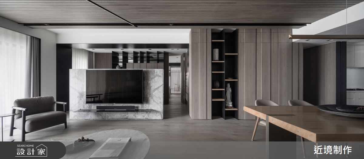 90坪＿現代風客廳餐廳案例圖片＿近境制作＿近境制作_83之5528