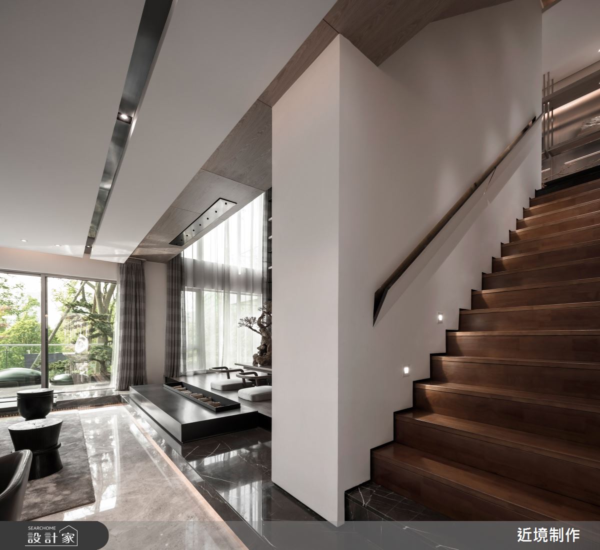 45坪新成屋(5年以下)＿人文風樓梯案例圖片＿近境制作＿近境制作_86之14
