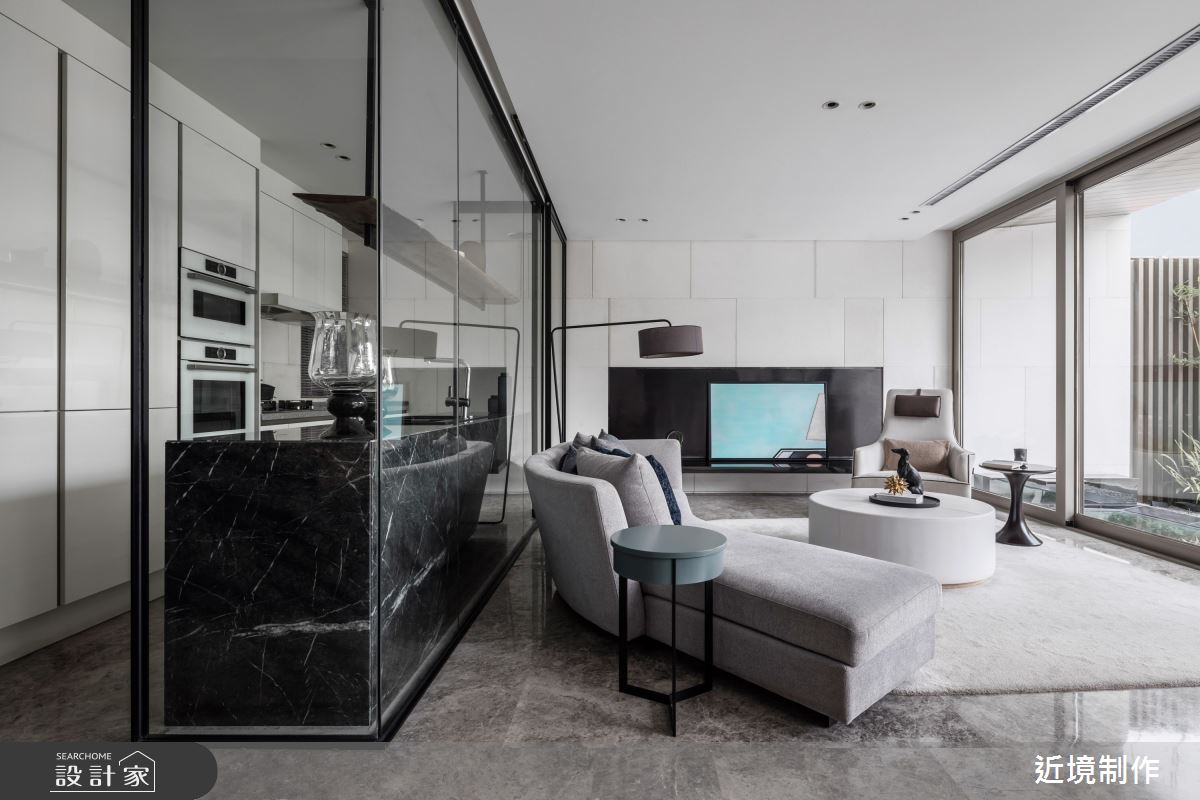 140坪預售屋＿現代風客廳案例圖片＿近境制作＿近境制作_89之2