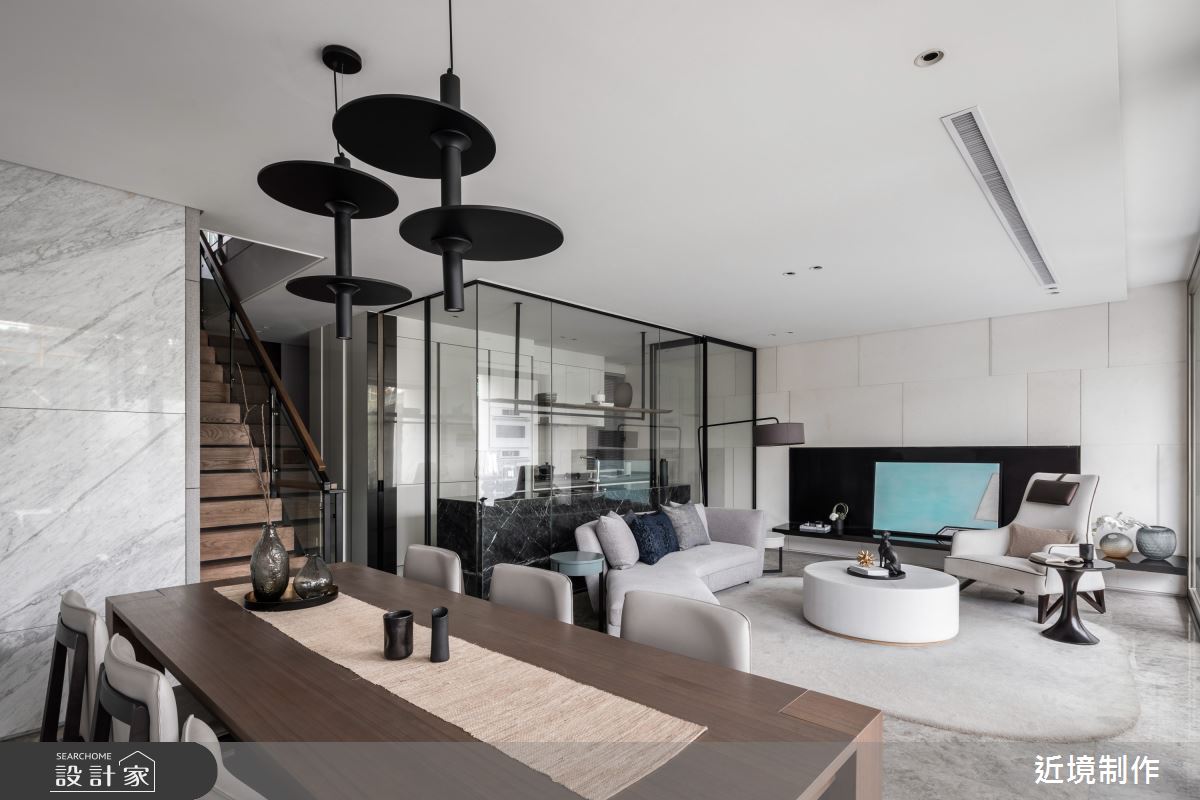 140坪預售屋＿現代風客廳案例圖片＿近境制作＿近境制作_89之1