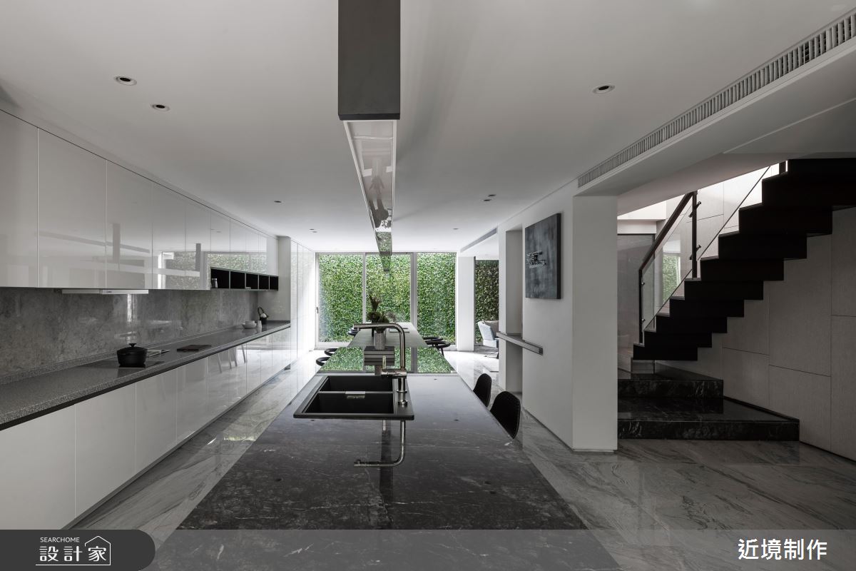 140坪預售屋＿現代風廚房中島案例圖片＿近境制作＿近境制作_89之17