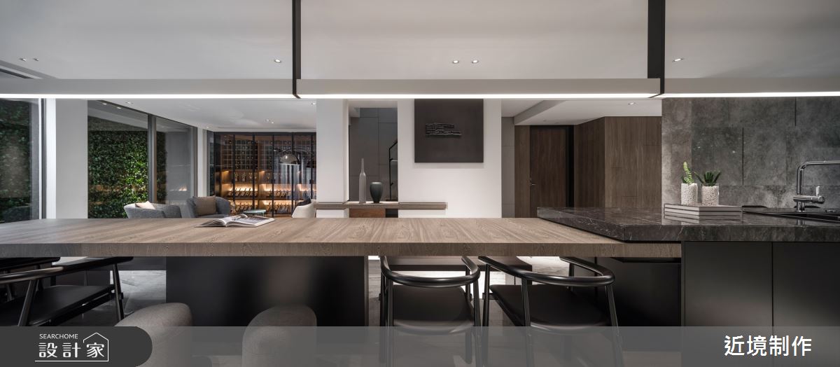 140坪預售屋＿現代風餐廳中島案例圖片＿近境制作＿近境制作_89之16