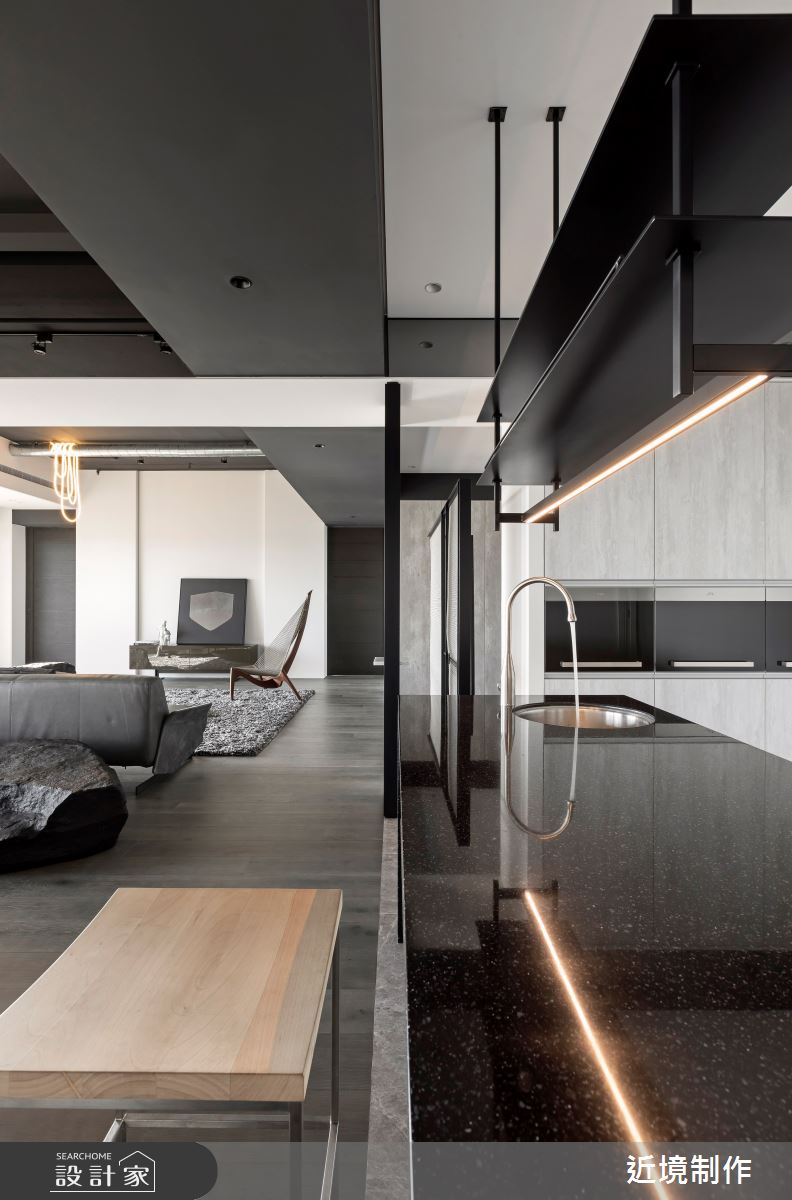 80坪新成屋(5年以下)＿工業風玄關案例圖片＿近境制作＿近境制作_90之3