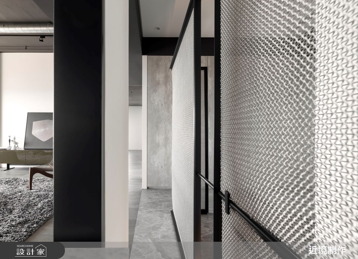 80坪新成屋(5年以下)＿工業風玄關案例圖片＿近境制作＿近境制作_90之9