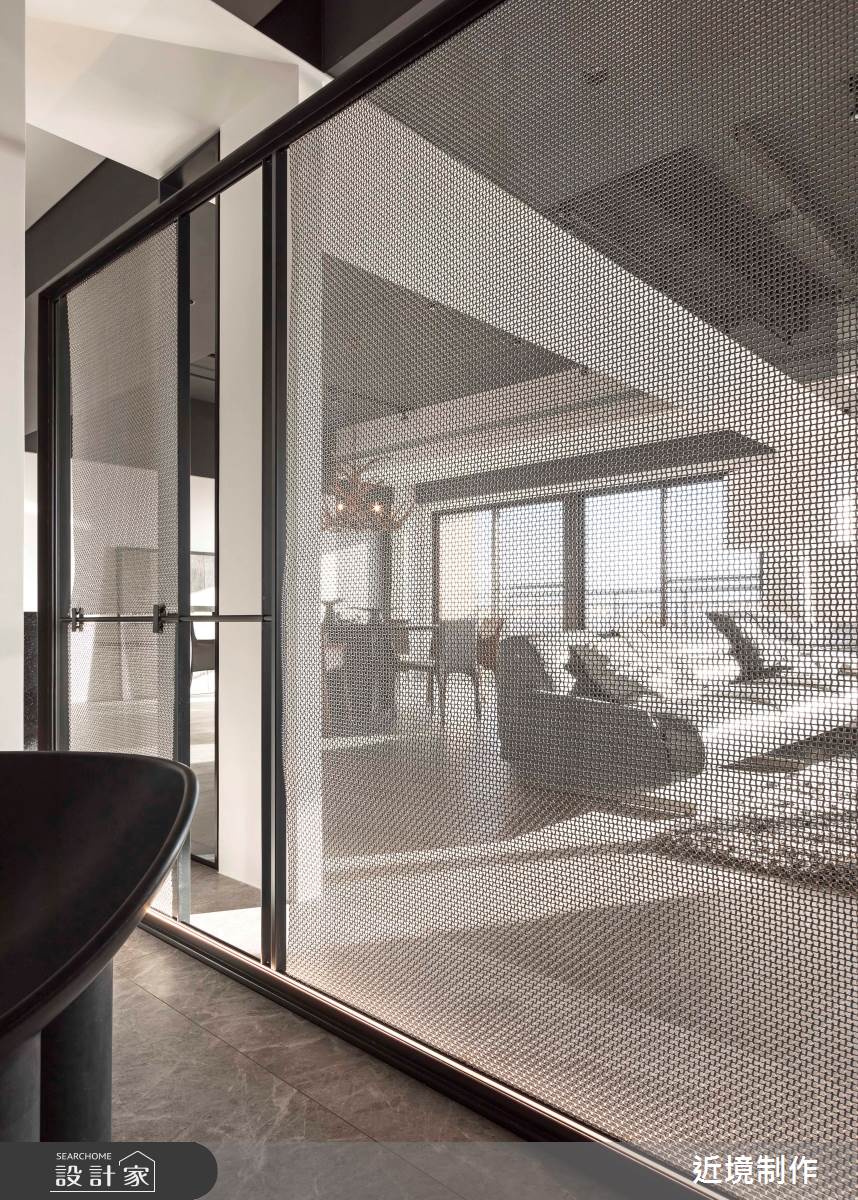 80坪新成屋(5年以下)＿工業風客廳案例圖片＿近境制作＿近境制作_90之10