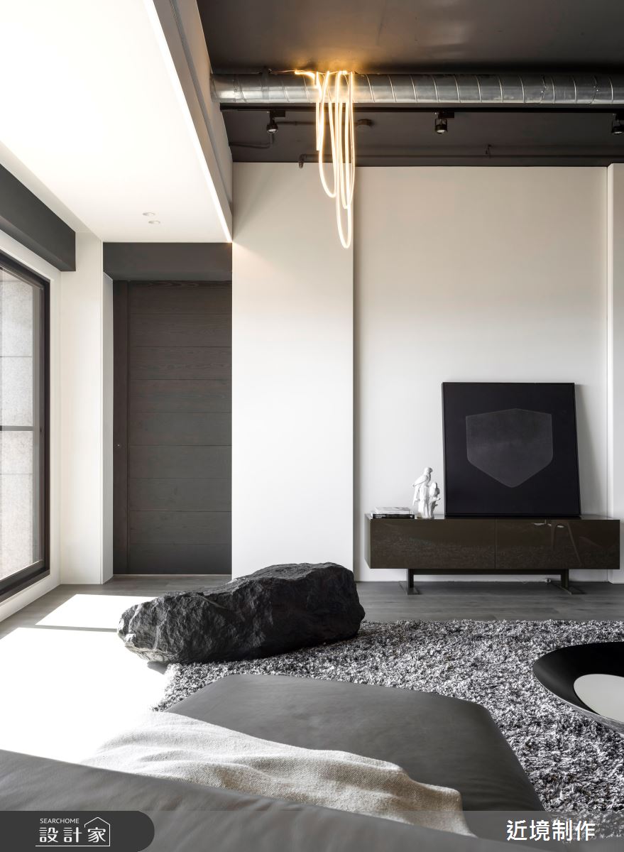 80坪新成屋(5年以下)＿工業風客廳案例圖片＿近境制作＿近境制作_90之11