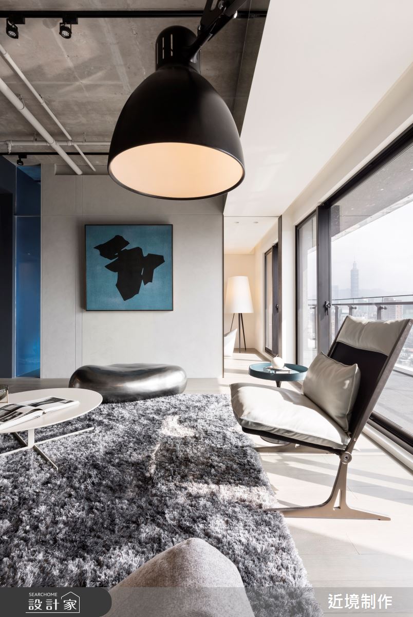 60坪新成屋(5年以下)＿工業風客廳案例圖片＿近境制作＿近境制作_92之7