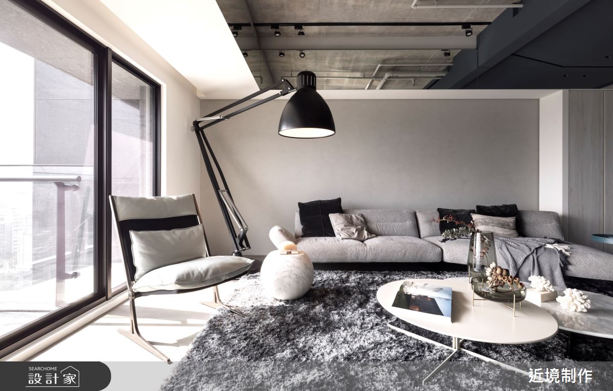 60坪新成屋(5年以下)＿工業風客廳案例圖片＿近境制作＿近境制作_92之9