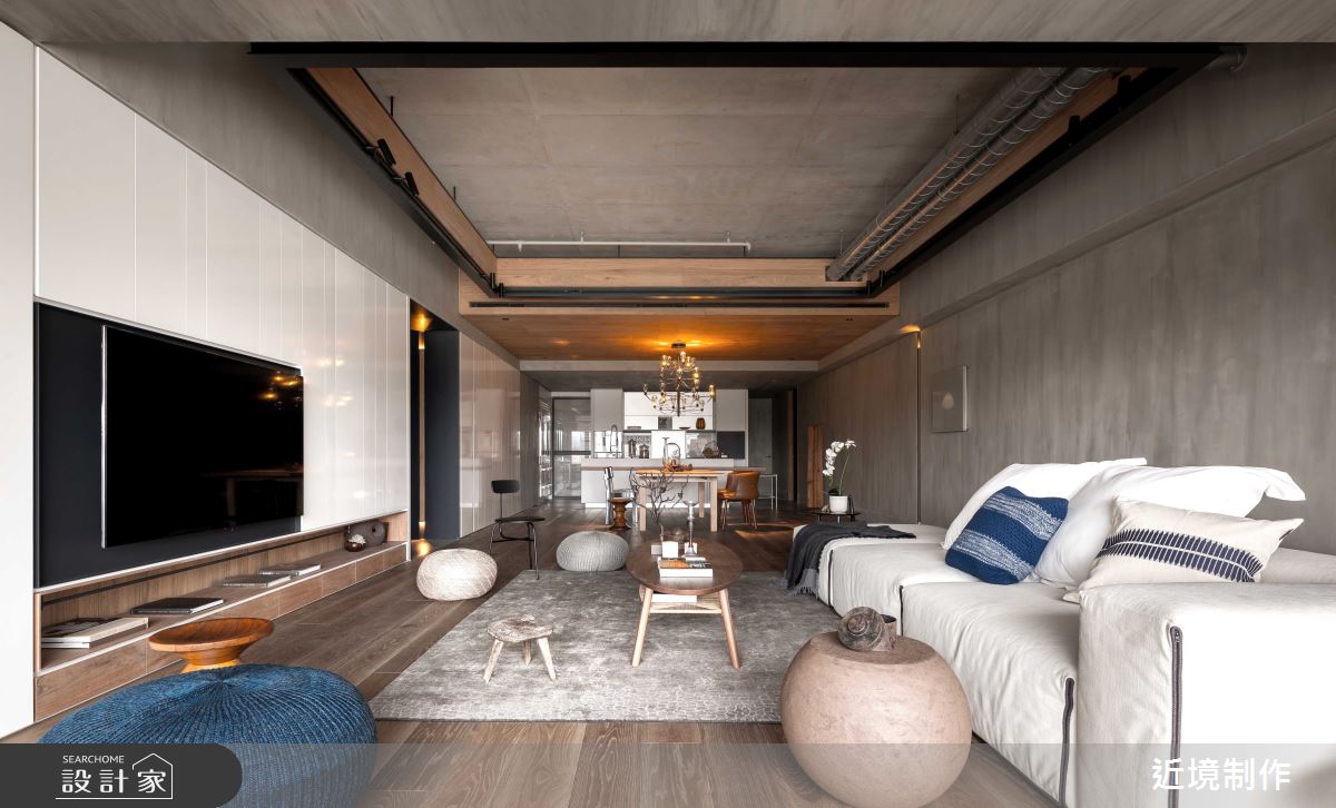 63坪新成屋(5年以下)＿工業風客廳案例圖片＿近境制作＿近境制作_94之4