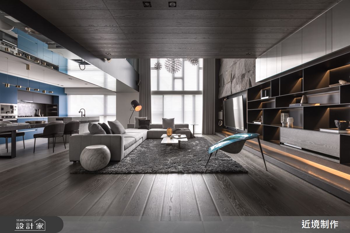 95坪新成屋(5年以下)＿現代風客廳案例圖片＿近境制作＿近境制作_96之6